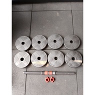 Barbell set 20 kg empty barbell/ 20 kg empty without filling empty barbell 20 kg