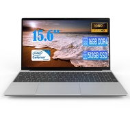 MYW Laptop Computer, 15.6" Windows 11 Laptop, 16GB DDR4 512 SSD Laptops Computer with Intel Celeron 