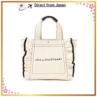 Jill by Jill Stuart Frill Tote Bag (Small, White, FR) 【Direct From Japan】