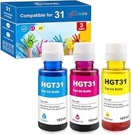 31 32XL Compatible Refill Ink Bottle Replacement for HP 1VV24AN 1VU26AN 1VU27AN 1VU28AN for HP Smart