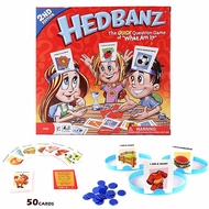 Hedbanz Board Game Guess Who I Am English Learning Card