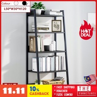 THE (3&4&5 Tiers) Steel Book Shelf Steel Rack Storage Rack Modern Style (L50 x W30 x H69/97/120 cm)