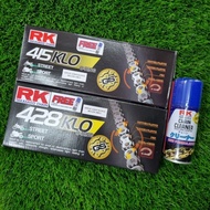 RK GOLD CHAIN 428KLO GS AND 415 KLO RK ORING O-RING 122L 132L TAKASAGO