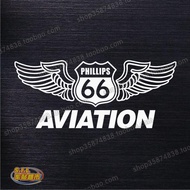 Car Sticker Reflective Car Sticker Aviation No. 66 Road Wings Totem 1840