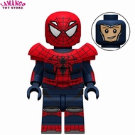 Spiderman Minifigures Set Lego Marvel Super Heroes Spider Man Far From Home Building Blocks ของเล่นสำหรับเด็ก