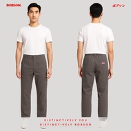 Bobson Japanese Men's Basic Non-Denim Trouser Pants Mid Waist 191069 (Sage)