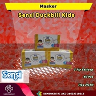 PROMO / TERMURAH Masker Sensi Duckbill Anak Sensi Kids Duckbill per