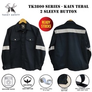 SIZE S - 5XL TK SAFETY JACKET TEBAL / WORKING JACKET / SLEEVE BUTTON / CLOTHES 3700 & 3800 SERIES 24