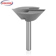 【VOGZONE】8mm Shank Dovetail Joint Bottom Cleaning Router Bit Engraving Bit Milling Cutter
