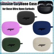 LUCKY-SUQI Earphone , Soft Shockproof Earphone Protective Cover, Portable Dustproof Silicone Storage Shell for Bose Ultra Open Earbuds Home/Travel