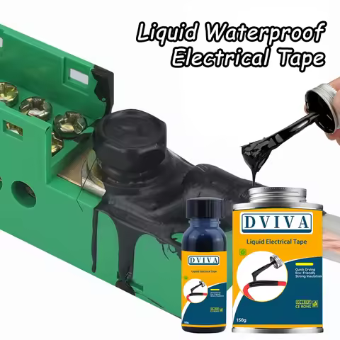 Liquid Electrical Tape Waterproof Epoxy Resin Black Glue Insulation Paste Sealant For Wires And Cabl