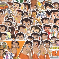 Cutting Pack Stickers, Choota Bheem Cartoon Stickers, 100 Pcs, Cute, Cool Aesthetic Series for Suitc