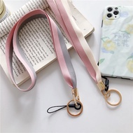 Cartoon Phone Strap Female Hanging Neck Lanyard/EZlink Card Holder Neck Lanyard Anti-lost Charm Lanyard