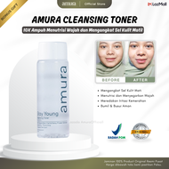 AMURA STAY YOUNG CLEANSING TONER Melembabkan Kulit dan Mengangkat Kotoran di Wajah Mencerahkan Wajah