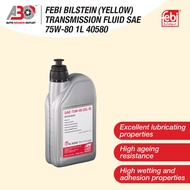 Febi Bilstein Fluids (Yellow) Transmission Fluid SAE 75W-80 (GL-5) (1L) - 40580