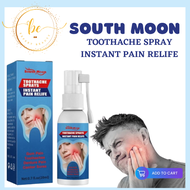 South Moon Toothache Pain Relief Spray, Cleaner Treatment Swelling Gums Toothache Inflammation Denta