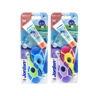 Jordan toothbrush and paste