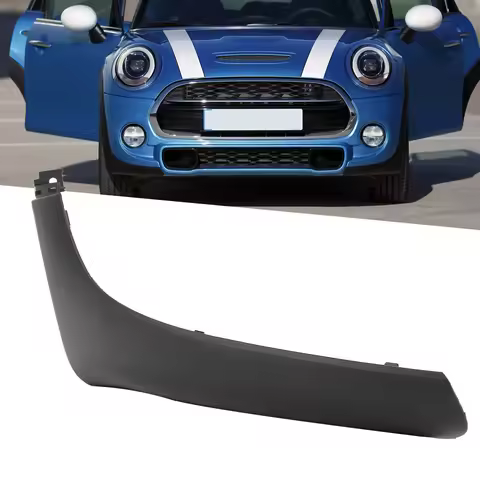 Front Bumper Spoiler Bumper Splitter Plastic Front Bumper Lip 51117337813 51117337814 for MINI Coope