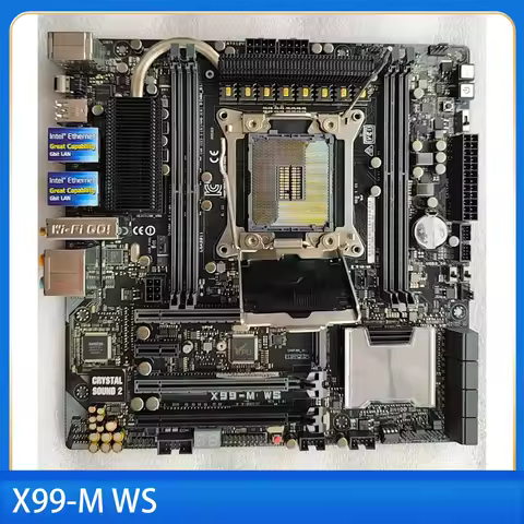 X99 mATX workstation motherboard supports I7 X99-M WS
