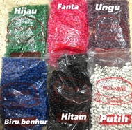Stopper Tali Kur Lobi Lobi Bulat / stoper ujung talikur plastik isi 1500 pcs / bahan craft alat jahi