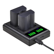 CGA-S006 S006A S006E DMW-BMA7 Battery and LED Dual USB Charger Replacement for Panasonic Lumix DMC-F