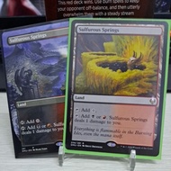 MTG Sulfurous Springs Borderless (DMU)(Rare)