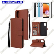 Holster Wallet Leather Case SAMSUNG A32 4G / SAMSUNG GALAXY A32 5G Latest Magnetic Autolock