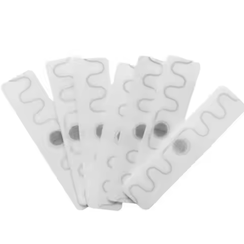 [NEW!A25P】 For Garment Washing UHF RFID Tag Hot Melt Glue 10Pcs Laundry Management Tags Woven Fabric