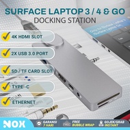Surface Laptop 3 / 4 GO USB hub docking station HDMI Converter USB 3.0 TF/SD CARD
