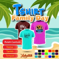 T-shirt Family Day PERCUMA Design | Baju Keluarga | Baju Family Day