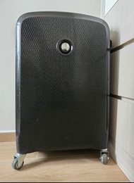 法國品牌 Delsey Belfort Plus 26吋黑色行李箱/喼/Luggage/Baggage/Suitcase (換了全新金屬啤令轆，堅固耐用更順滑)