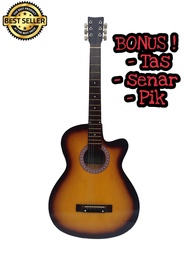 Gitar akustik pemula merk yamaha custom gitar akustik pemula BONUS