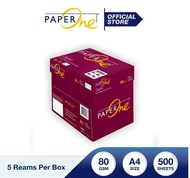 กระดาษถ่ายเอกสาร A4 PaperOne Digital 80 gsm / 1 กล่อง / 5 รีม