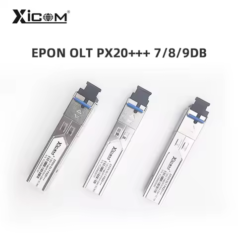 EPON GBIC PX20+++ 20KM 1.25G Optical Fiber PON Module 7/8/9db SC Port, Compatible with BDCOM TPLINK 