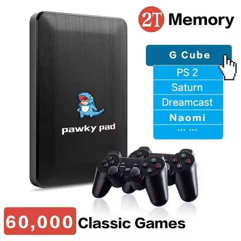 Pawky Pad Game Console for G Cube/Saturn/PS2 60000+ Games 4K 3D Retro Video Game Only Run On The Com