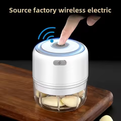 Electric Mini Garlic Chopper 100/250ML USB Vegetable Onion Chopper baby food processor Portable Smal