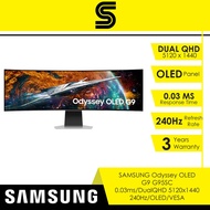 SAMSUNG Odyssey OLED G9 G95SC LS49CG954SEXXS - 49"/OLED/0.03ms/Dual QHD 5120x1440/240Hz/HDMI,DP