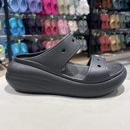 【Malaysia Stock】Crocs - Classic Crush Sandals (Female - Black) crocs women sandals kasut perempuan