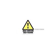 Non-Marking Mini Sticker Label Waterproof Warning Unbreakable Small 404 ERROR NOT FOUND