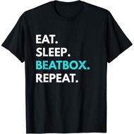 Eat Sleep Beatbox Repeat T-Shirt - Beatboxing Tees T-Shirt