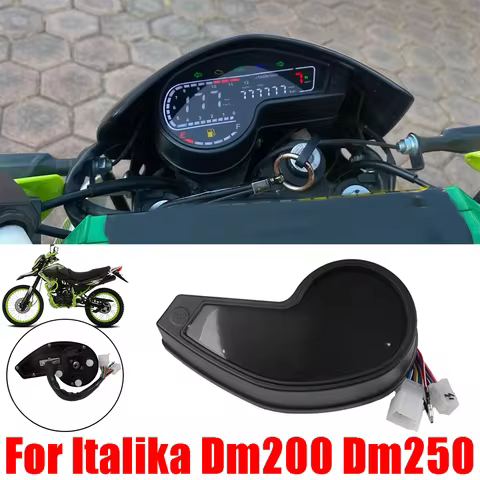 For Italika Dm200 Dm250 DM 250 200 Motorcycle Digital Speedometer Dashboard Instrument Tachometer Od