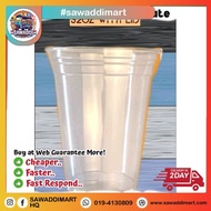 Cup Plastik Brand TL Thailand Gelas Plastik Drinking Water Big Size 32 oz 50pcs -Viral