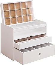 Can Badge Storage Chest, 2.2 inches (57 mm), Holds Up to 210 Can Badges, Large Capacity, Made in Jap