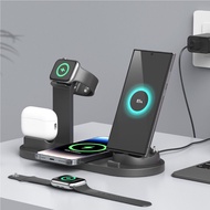 Multifunctional Six-in-One Wireless Charger Suitable for iPhone Headset Watch Charger R2DI