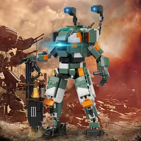MOC Game Titanfalls 2 Mech Model BT-7274 Vanguard-class Titan Meche exoskeleton Robots Set DIY Toys 
