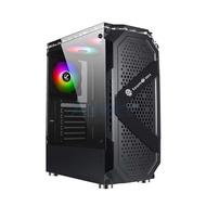 ATX CASE (NP) TSUNAMI COOLMAN 190-6 KK ABLAZE ARGB (BLACK)