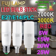 [Local Seller] Led Bulb Stick Daylight, WARM WHITE, RED 5W 10W 15W 20W 25W (E27 / E14 / PLC)