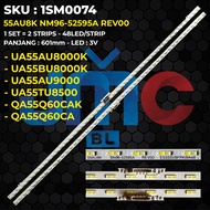 Backlight TV SAMSUNG 55 Inch UA55AU8000 UA55BU8000 UA55AU9000 UA55TU8500 QA55Q60CAK QA55Q60CA 55AU8K