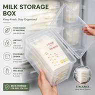 Breast Milk Storage Box BPA Free Breastmilk Storage Container Milk Bag Organizer Freezer Fridge Stor