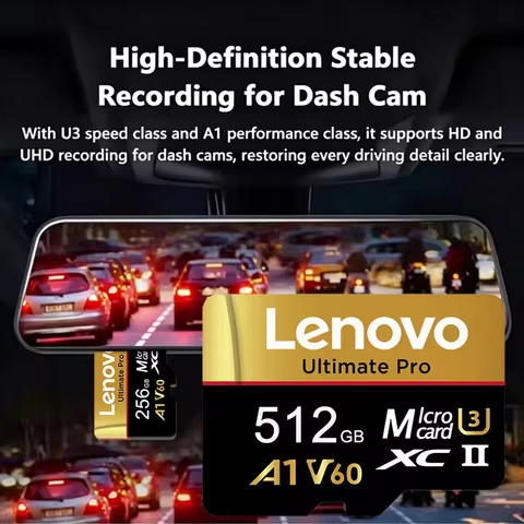 Lenovo High Speed TF Card 1TB 256GB 512GB Class10 UHS-I MicroSD Memory Card for Nintendo DJI Drone G